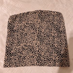 American eagle cheetah print tube top
